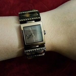 Michael Kors Tortoise Glitz Square Bracelet Watch